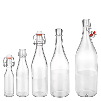 Bottiglie con staffa