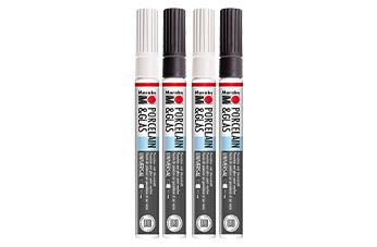 Matita per dipingere bianca e nera