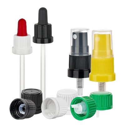 Tappi e pipette per flaconi farmaceutici