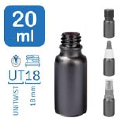 Flaconi da farmacia BlackLine 20 ml UT18
