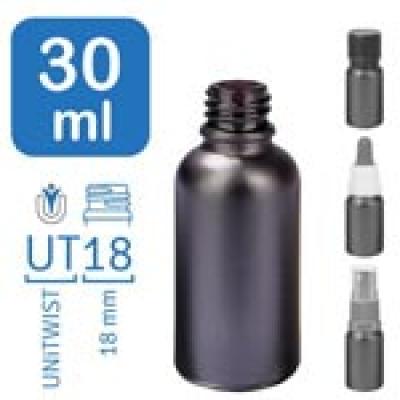Flaconi da farmacia BlackLine 30 ml UT18