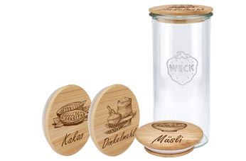 Set di barattoli per conserve Weck