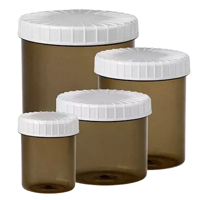 Scatola trasparente con coperchio scanalato