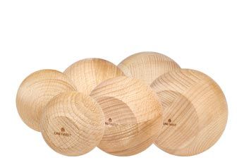 Coperchio sferico in legno