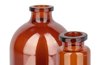 Fiale per iniezioni in vetro ambrato da 5 a 100 ml