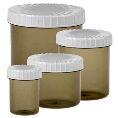 Scatola trasparente con coperchio scanalato